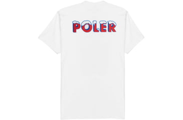 Image of Poler Pop T-Shirt, Medium, White, 223APM2003-White-M