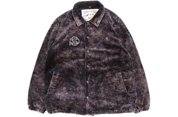 Image of Poler Ps Bleach Corduroy Coach Jacket, Large, Black, 55200344-Black-L