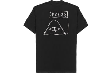 Image of Poler Scribble T-Shirt, Small, Black, 223APM2002-Black-S
