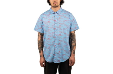 Image of Poler The Ned Shirt, Small, Ocean, 211APM3001-Ocean-S