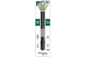 Image of Police Security Flashlights FlexLoop Aura R USB-C Rechargeable Battery 550 Lumens LED Flashlight, Black, 97511
