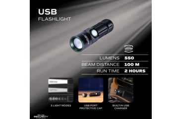Image of Police Security Flashlights Police Security USB Flashlight