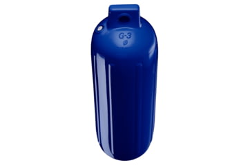 Image of Polyform U.S. G-3 Twin Eye Fender 5.5in x 19in - Cobalt Blue w/Adapter, G-3-COBALT BLUE