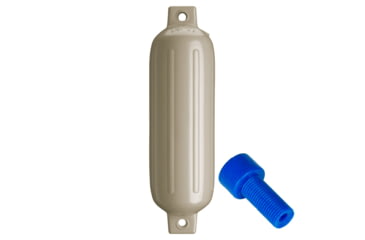 Image of Polyform U.S. G-3 Twin Eye Fender 5.5in x 19in - Sand w/Adapter, G-3-SAND