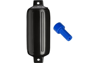 Image of Polyform U.S. G-5 Twin Eye Fender 8.8in x 26.8in - Black w/Adapter, G-5-BLACK