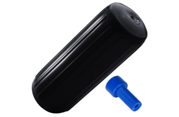 Image of Polyform U.S. HTM-4 Fender 13.5in x 34.8in - Black w/Adapter, HTM-4-BLACK