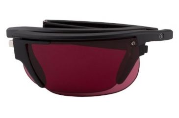 Image of Popticals PopArt Sunglasses, Black Matte Frame, Purple Lens, 200030-BMPS