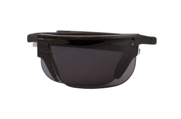 Image of Popticals PopArt Sunglasses, Brush Black Matte Frame, Gray Lens, Polarized, 090030-ZUGP