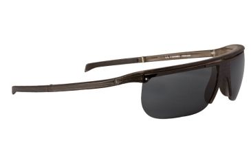 Image of Popticals PopArt Sunglasses, Brush Black Matte Frame, Gray Lens, Polarized, 090030-ZUGP