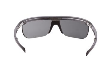 Image of Popticals PopArt Sunglasses, Smoke/Clear Crystal Gloss Frame, Gray Lens, Polarized, 030030-SFGP