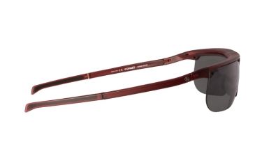 Image of Popticals PopArt Sunglasses, Wine Crystal Matte Frame, Gray Lens, Polarized, 020030-WYGP