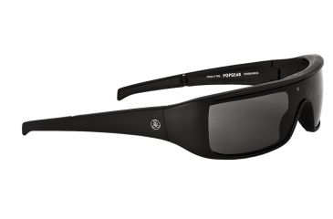 Image of Popticals PopGear Sunglasses, Black Matte Frame, Gray Lens, 010050-BMGS