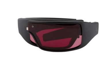 Image of Popticals PopGear Sunglasses, Black Matte Frame, Purple Lens, 200050-BMPS