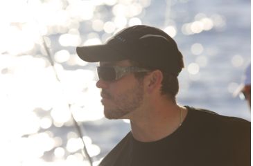 Image of Popticals PopGear Sunglasses, Black Matte Frame, Purple Lens, 200050-BMPS