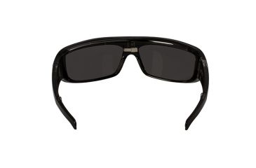 Image of Popticals PopGear Sunglasses, Black Over Crystal Gloss Frame, Gray Lens, Polarized, 040050-BLGP