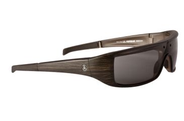 Image of Popticals PopGear Sunglasses, Brush Black Matte Frame, Gray Lens, Polarized, 090050-ZUGP