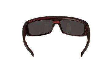 Image of Popticals PopGear Sunglasses, Red/Black Crystal Matte Frame, Gray Lens, Polarized, 030050-REGP