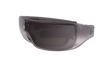 Image of Popticals PopGear Sunglasses, Smoke/Clear Crystal Matte Frame, Gray Lens, Polarized, 030050-SEGP