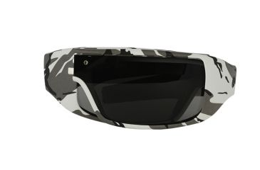 Image of Popticals PopGear Sunglasses, White Camouflage Matte Frame, Gray Lens, 010050-CCGS