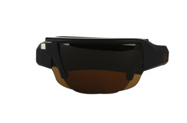 Image of Popticals PopGun Sunglasses, Black Matte Frame, Brown Lens, Polarized, 010010-NMNP
