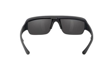 Image of Popticals PopGun Sunglasses, Black Matte Frame, Gray/Blue Mirror Lens, Polarized, 010010-BMUN