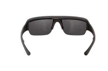Image of Popticals PopGun Sunglasses, Black Matte Frame, Gray/Green Mirror Lens, Polarized, 010010-BMEN