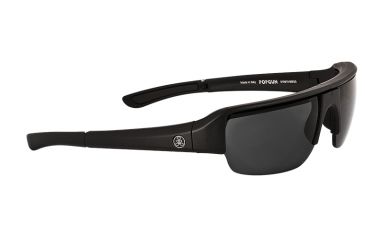 Image of Popticals PopGun Sunglasses, Black Matte Frame, Gray Lens, 010010-BMGS