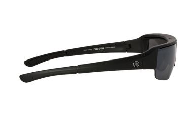 Image of Popticals PopGun Sunglasses, Black Matte Frame, Gray/Silver Mirror Lens, Polarized, 010010-BMLN