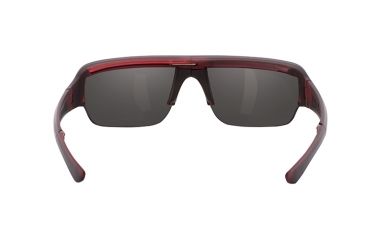 Image of Popticals PopGun Sunglasses, Red/Black Crystal Matte Frame, Gray Lens, Polarized, 030010-REGP