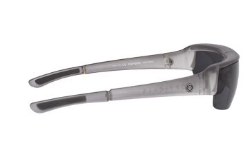 Image of Popticals PopGun Sunglasses, Smoke/Clear Crystal Matte Frame, Gray Lens, Polarized, 030010-SEGP