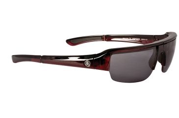 Image of Popticals PopGun Sunglasses, Wine/Black Crystal Gloss Frame, Gray Lens, Polarized, 030010-LFGP