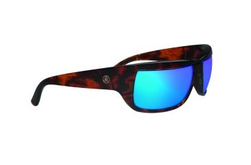 Image of Popticals PopH2O Sunglasses, Tortoise Gloss Frame, Gray/Blue Mirror Lens, Polarized, 010070-CTUN