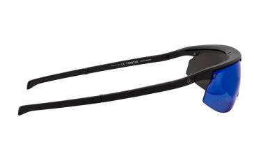 Image of Popticals PopStar Sunglasses, Black Matte Frame, Gray/Blue Mirror Lens, Polarized, 010040-BMUN