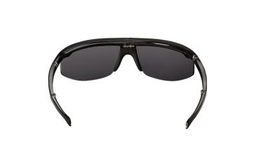 Image of Popticals PopStar Sunglasses, Black Over Crystal Gloss Frame, Gray Lens, Polarized, 040040-BLGP