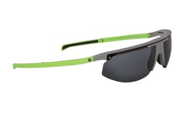 Image of Popticals PopStar Sunglasses, Grey/Green Matte Frame, Gray Lens, Polarized, 010040-EMGP