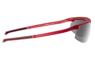 Image of Popticals PopStar Sunglasses, Red Crystal Matte Frame, Gray/Silver Mirror Lens, Polarized, 020040-RDLN