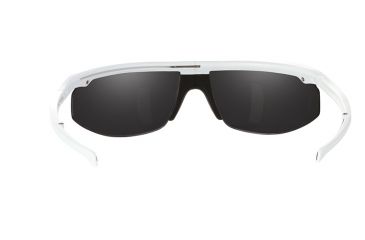 Image of Popticals PopStar Sunglasses, White Matte Frame, Gray Lens, Polarized, 010040-WMGP