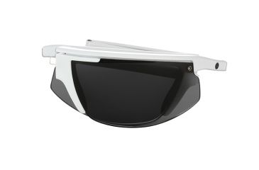 Image of Popticals PopStar Sunglasses, White Matte Frame, Gray Lens, Polarized, 010040-WMGP