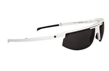 Image of Popticals PopStar Sunglasses, White Matte Frame, Gray Lens, Polarized, 010040-WMGP