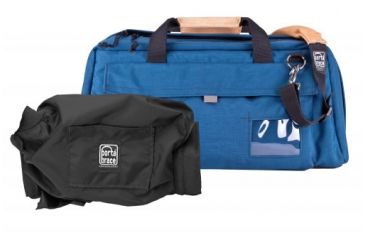 Image of Porta Brace Mini-DV Camera Case w/M2 Quick Slick Rain Cover,Blue CS-DV4UQS-M2