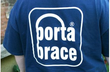 Image of Porta-Brace Logo TShirt - Blue