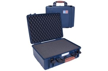 Image of PortaBrace PB-2500F Superlite Vault Hard Case with Foam,Blue