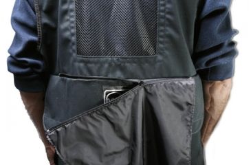 Image of Porta Brace Video Vest, Large with Hood - Black