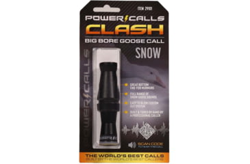 Image of Higdon Outdoors Power Calls Clash Snow Goose Molded Poly Call w/Built-In Back Pressure, Full Range, Stealth Black, 29101