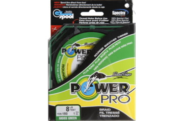 Image of Power Pro Braided Line Moss Green 150 yds. - 8 lb. Test, Green 798090