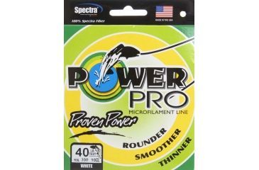 Image of Power Pro Braided Line White 300 yds. - 40 lb. Test, White 073586
