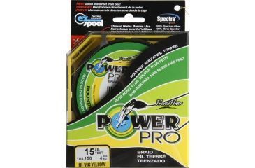 Image of Power Pro Braided Line Yellow 150 yds. - 15 lb. Test, Yellow 714113