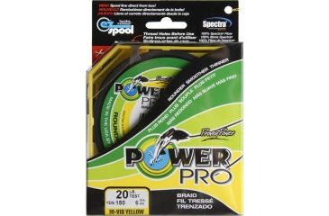 Image of Power Pro Braided Line yellow 150 yds. - 20 lb. Test, Yellow 714022