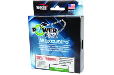 Image of Power Pro MaxCuatro Spectra HT Braided Fishing Line 50lb 150yd Moss Green, 33400500150E