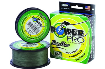 Image of Power Pro Spectra Braided Fishing Line 10lb 3000yd Green, 21100103000E